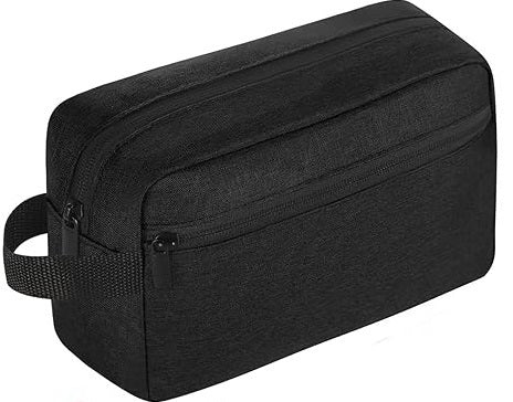 Travel Toiletry bag Toiletry bag for women men Hanging Cosmetic bag Travel accessories for Women Men (Black)